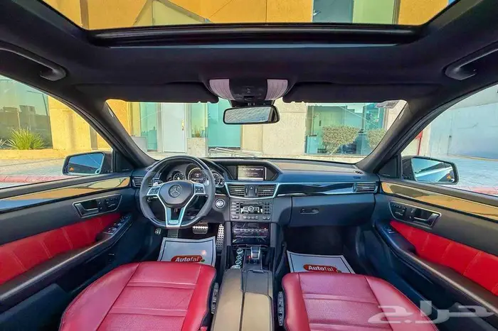 مرسيدس E63 AMG V8 2013 رمادي غامق سعودي 6