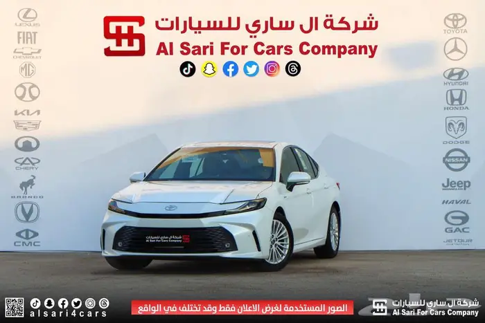 تويوتا كامري E PLUS 2025 اقساط بنوك وشركات 24