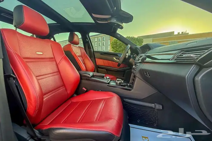 مرسيدس E63 AMG V8 2013 رمادي غامق سعودي 5