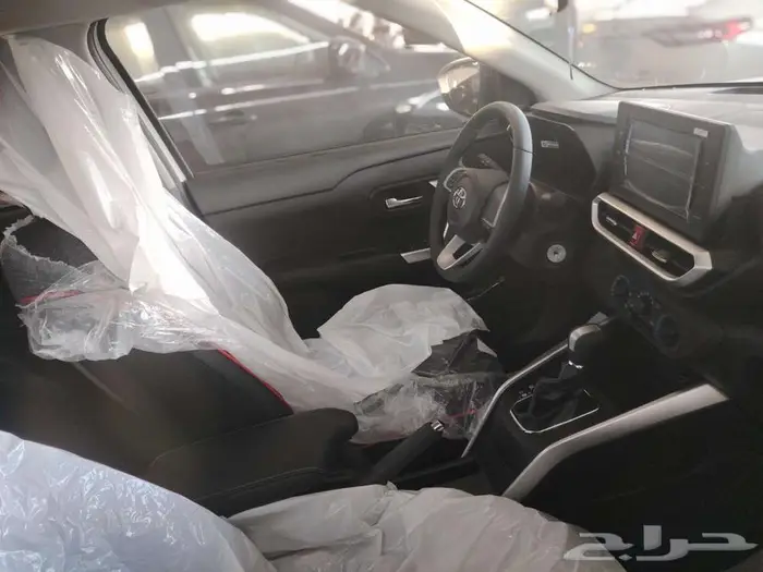 رايز تويوتا ليمتد موديل 2024 الون ابيض لؤلؤي حبه فقط 18