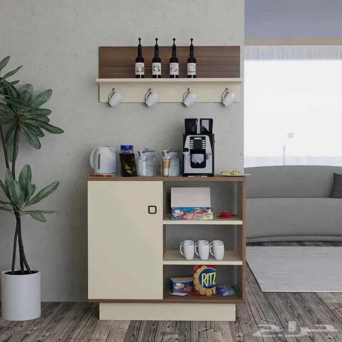 تخفيضات طاولة تلفزيون 180سم وركن قهوة 5