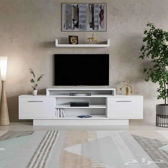 تخفيضات طاولة تلفزيون 180سم وركن قهوة 2