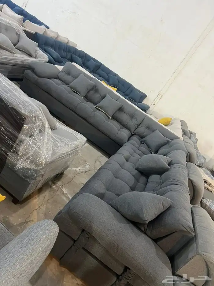 كنب جديد جاهز حرف ال و7نفر 0