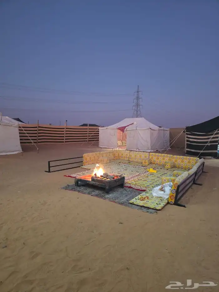مخيم فاخر للايجار شمال الرياض - الحسي 8