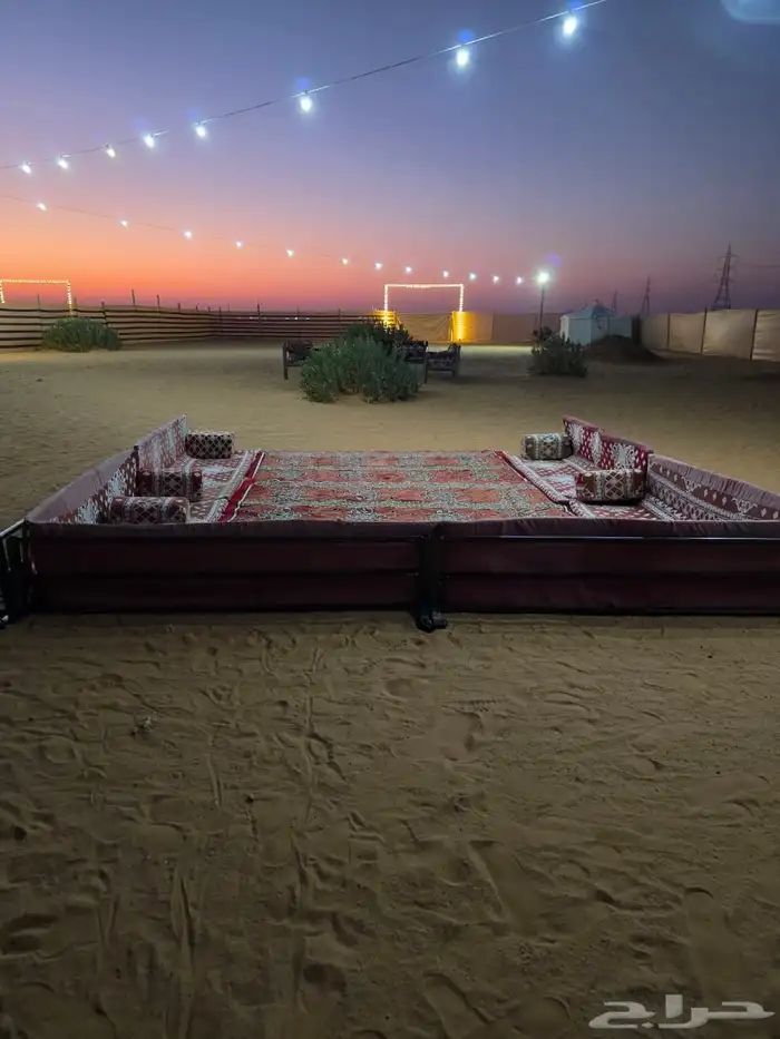 مخيم فاخر للايجار شمال الرياض - الحسي 7