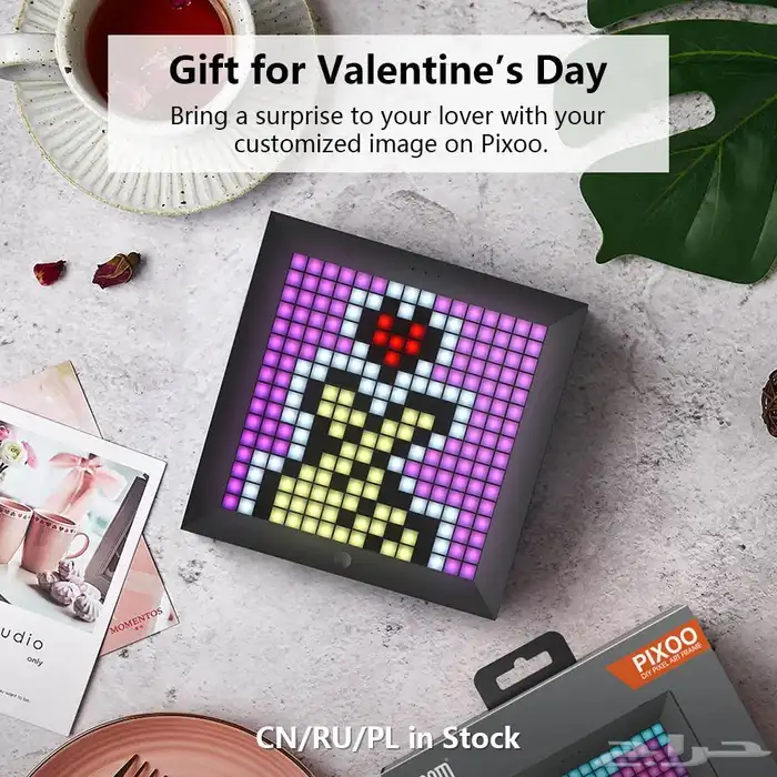 ( شاشة ) إطار ذكي من شركة Divoom Pixoo - DIY PIXEL 2