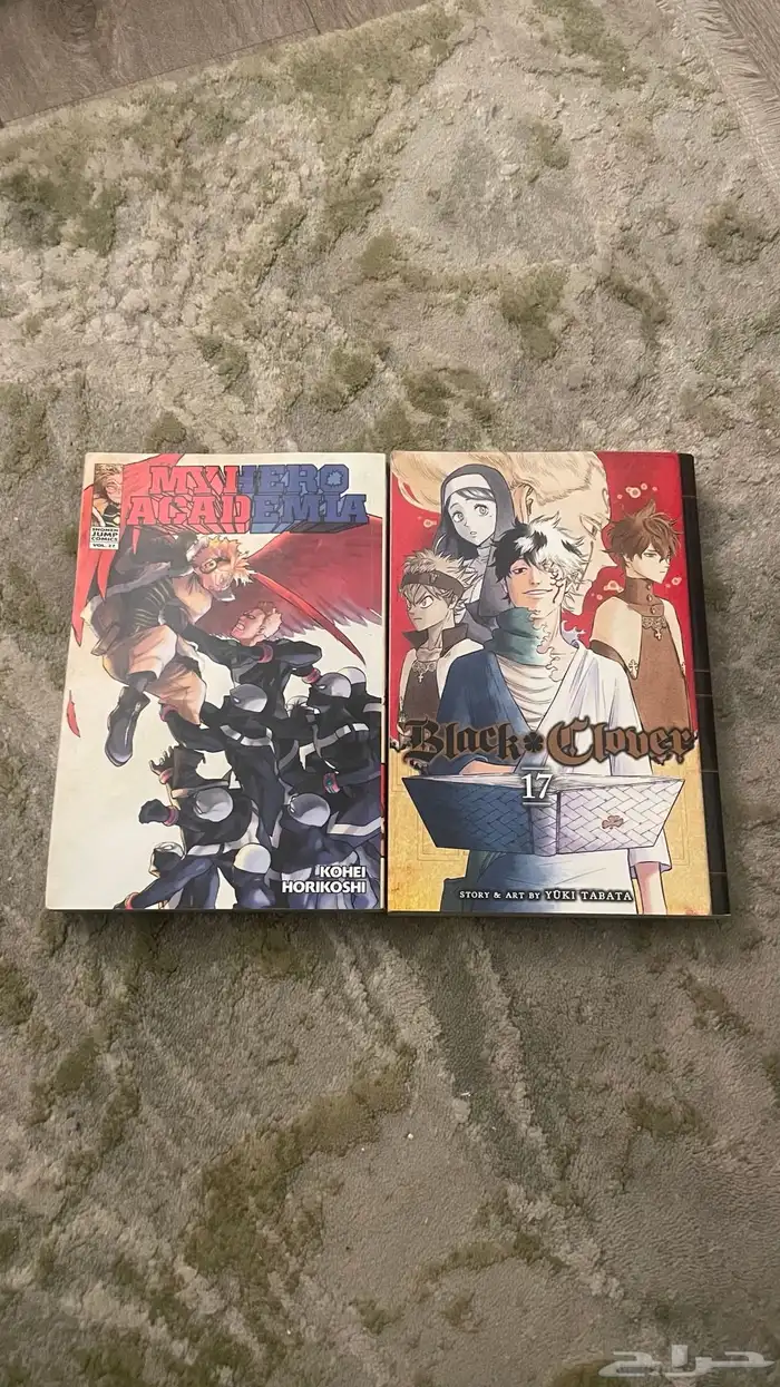 مانجا للبيع بلاك كلوفر و بوكو نو هيرو black clover  boku no 0
