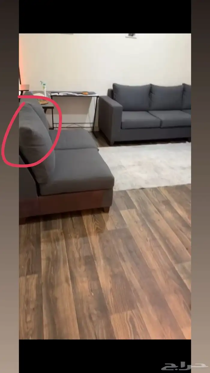 طقم كنب ثلاث قطع تفصيل 1