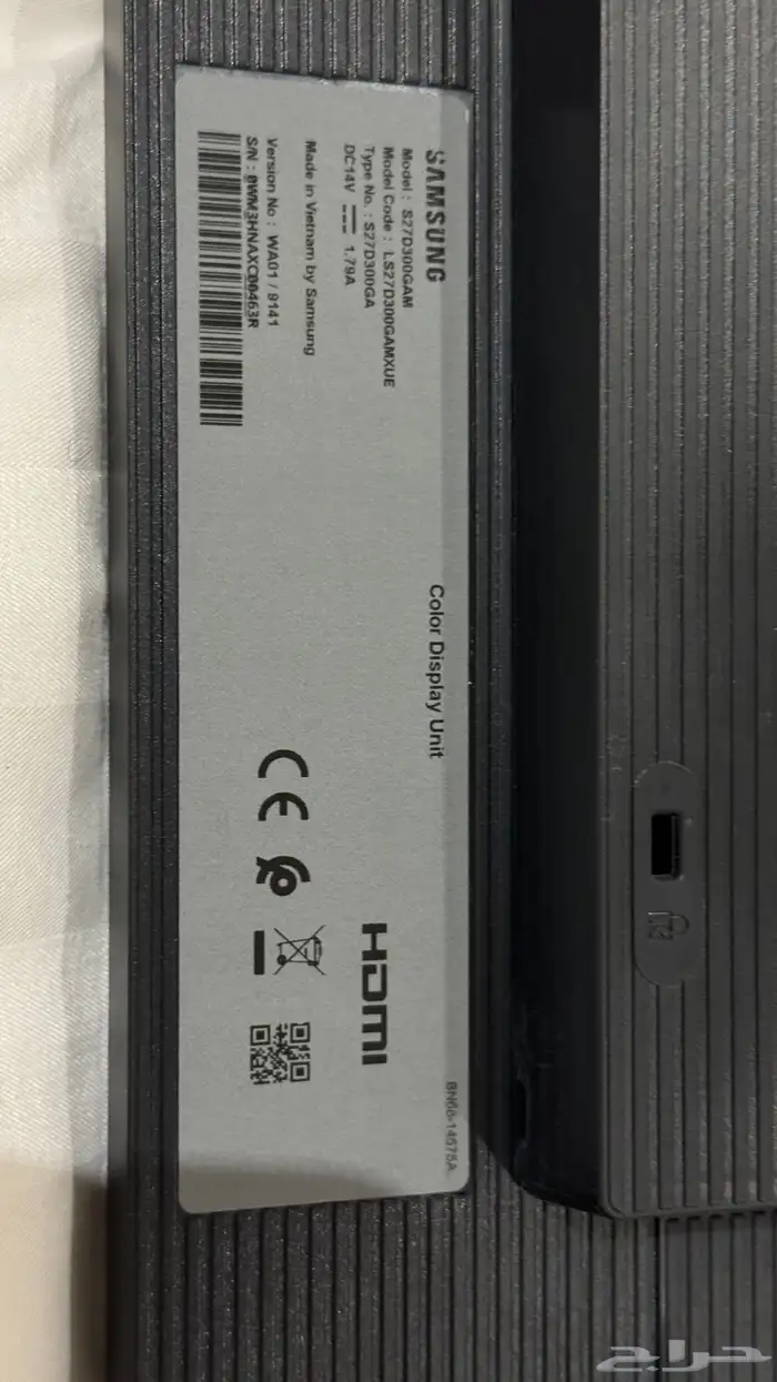 شاشة Samsung 27inc IPS 100Hz 2