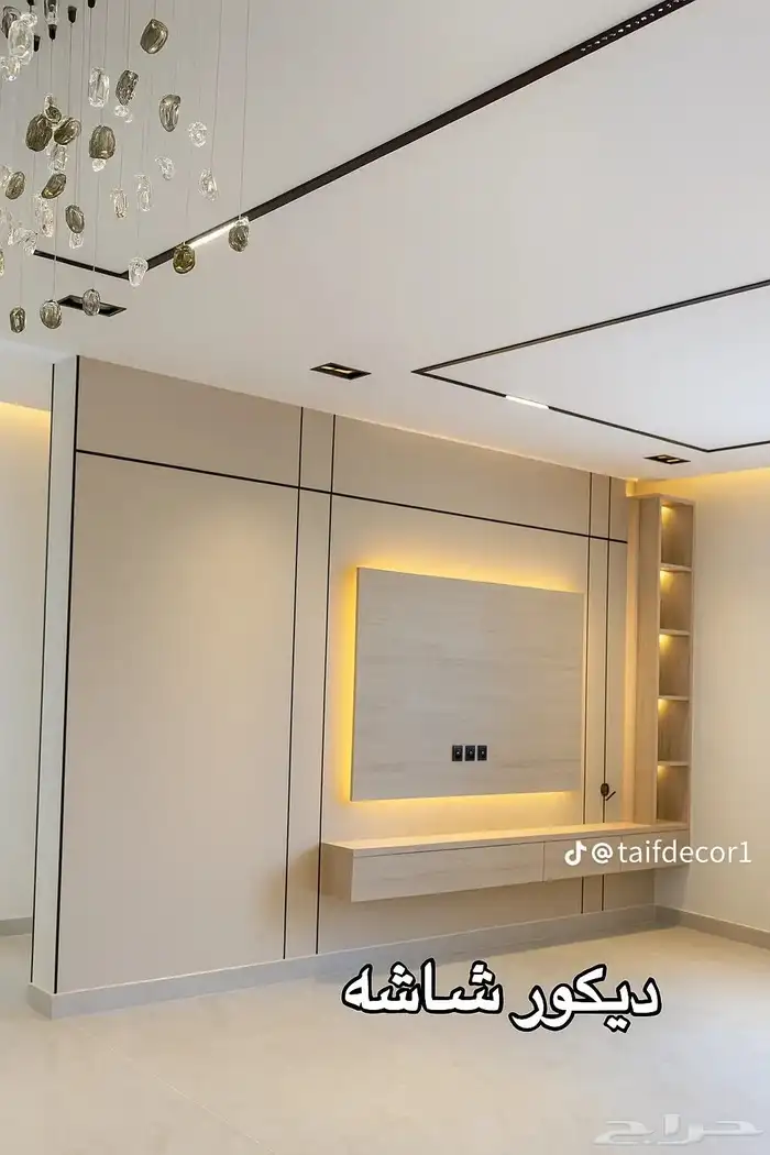 ديكورات داخليه خلفيات تلفزيون 3