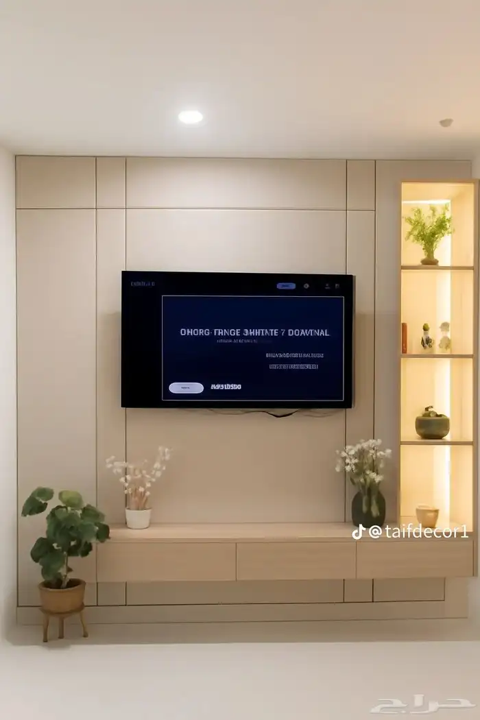 ديكورات داخليه خلفيات تلفزيون 1