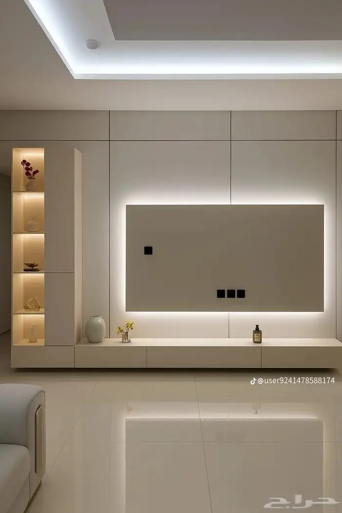 ديكورات داخليه خلفيات تلفزيون 6