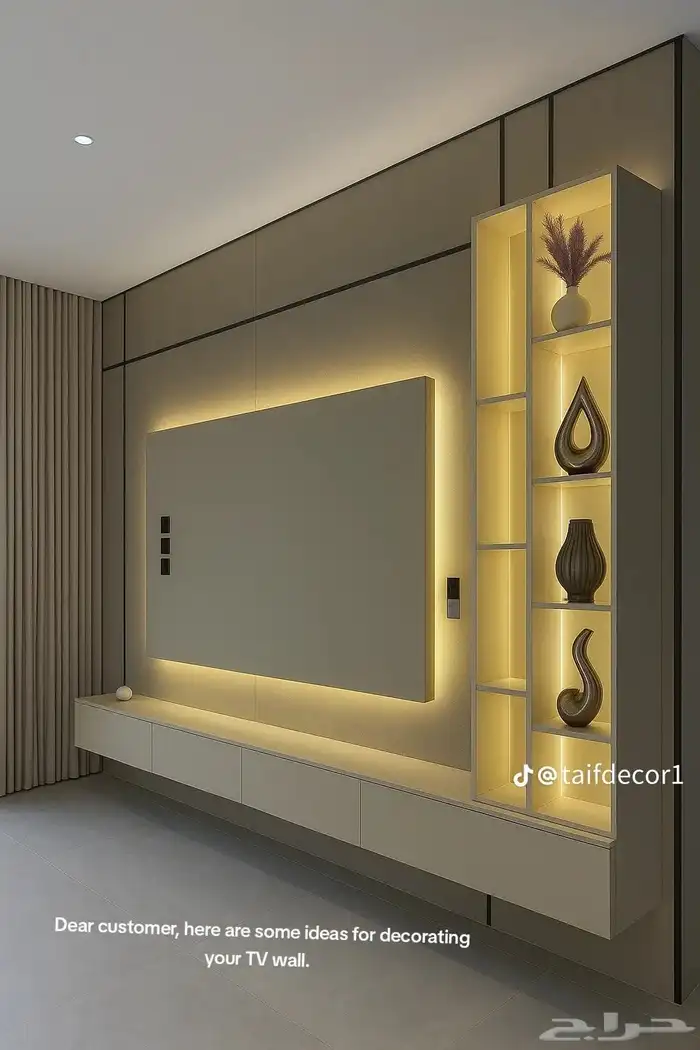 ديكورات داخليه خلفيات تلفزيون 0