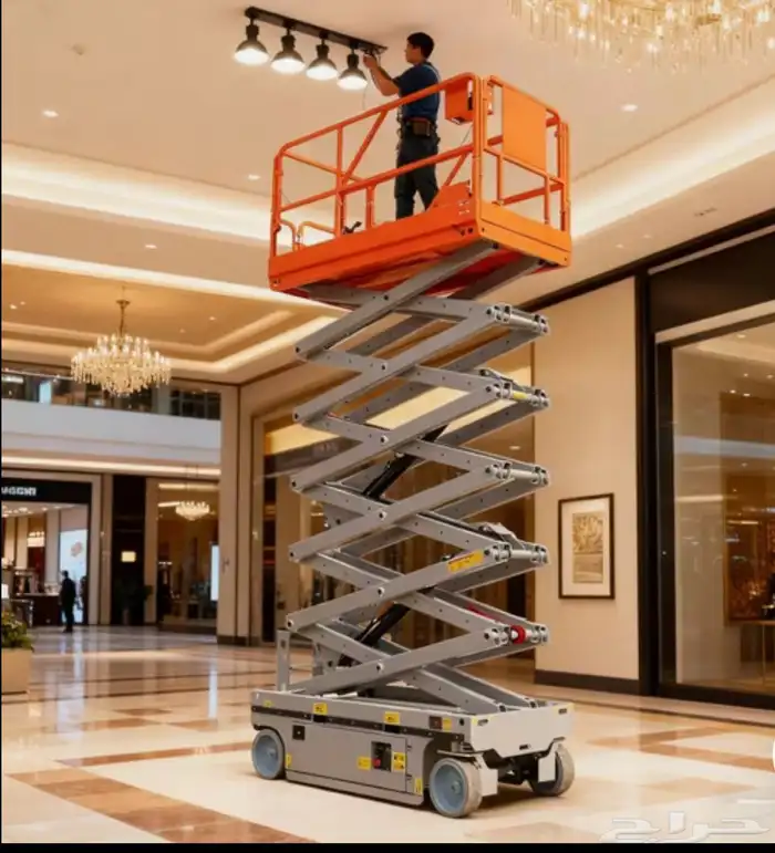 سيزر لفت للايجار فوركلفت للايجار scissor lifts forklifts 1