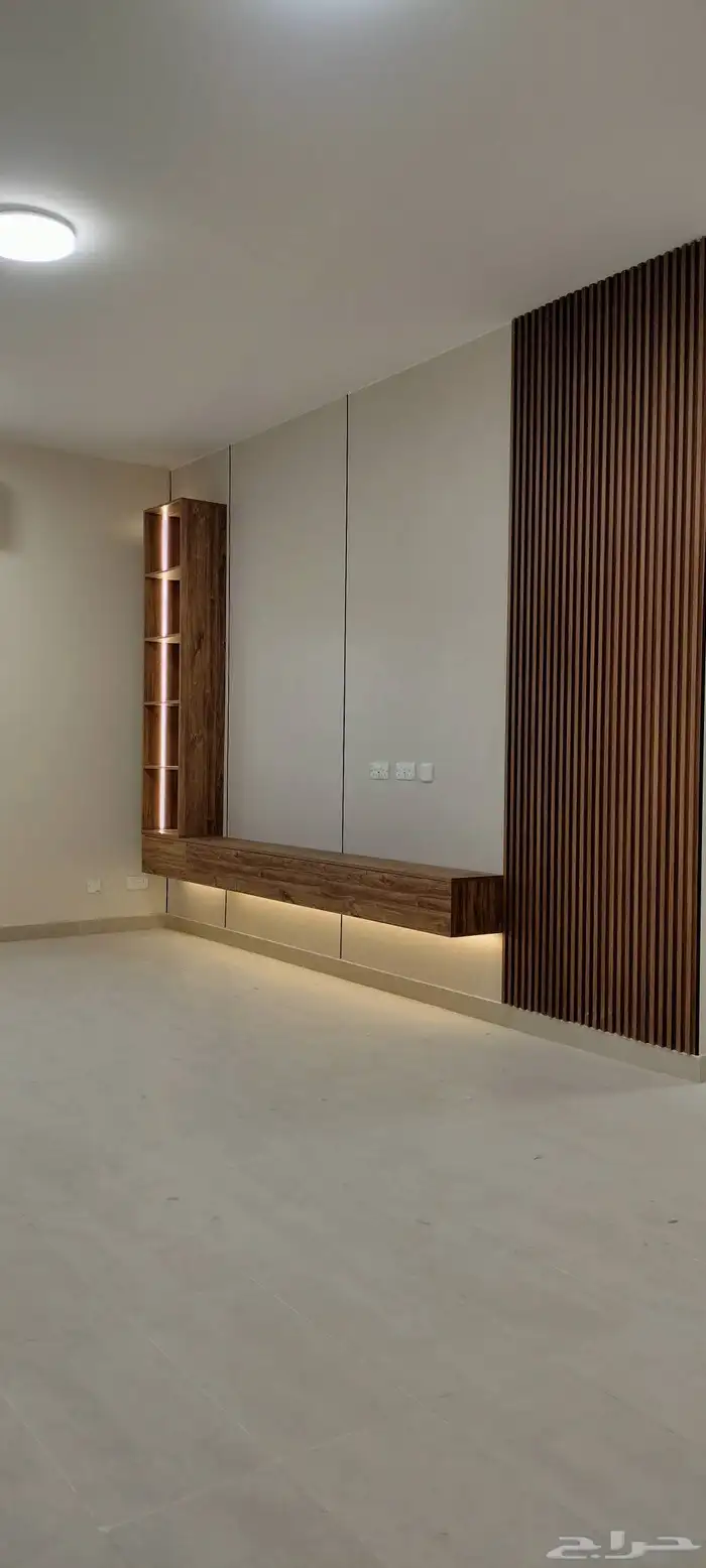 ديكورات حديثة شيبورد بديل خشب خلفيه شاشه 0