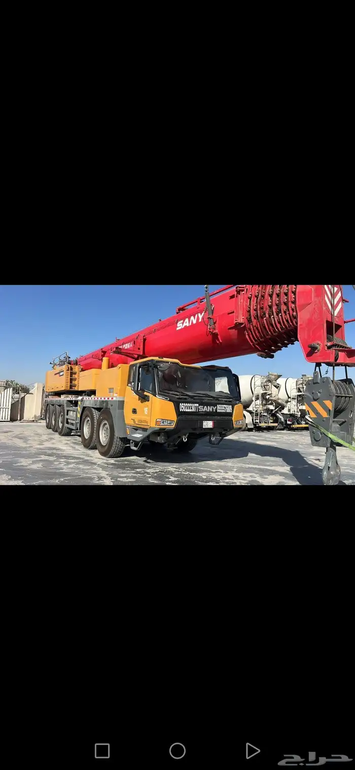 كرينات للأيجار بشهر موديل 2025 200طن100طن50طن 1