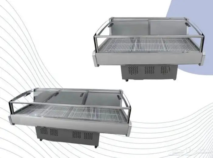 ثلاجات عرض أسماك أجبان لحوم طازجة أحجام مختلفة 0