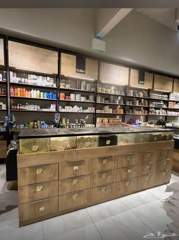 تفصيل رفوف مكسرات وبهارات 6