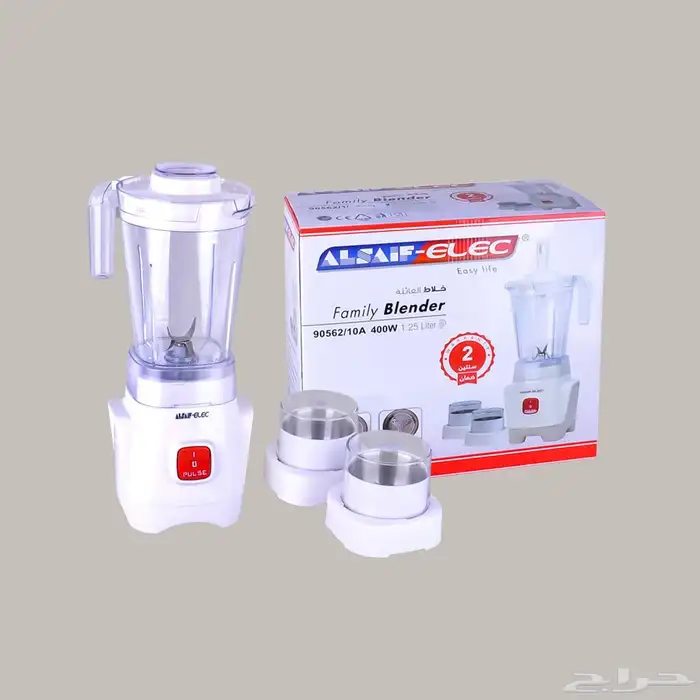 خلاط استعمال خفيف نضيف جدا جدا 400W 1.25 Liter 0