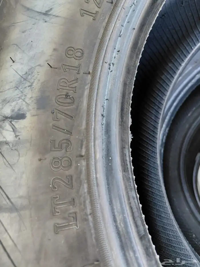 كفرات نص حجري مقاس 285 70 18 2