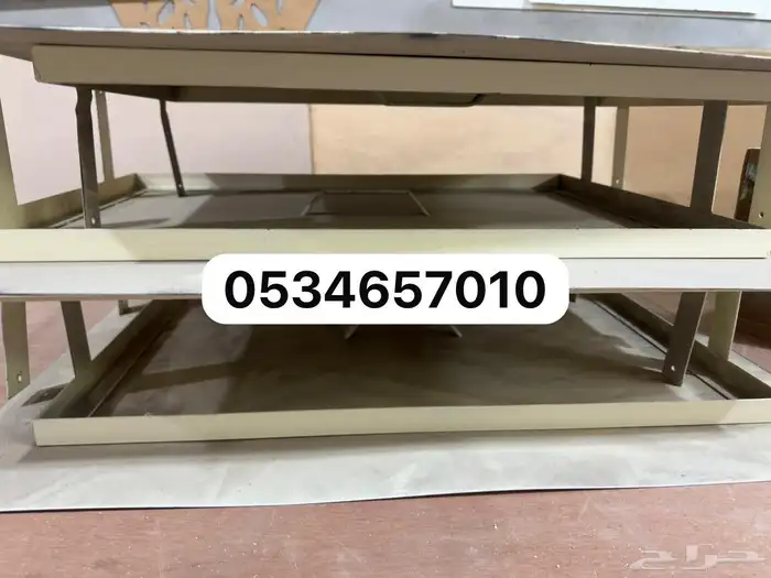 غطاء صاج آمن لفتحات مكيف الشباك   حماية وأمان بتثبيت مخفي 1