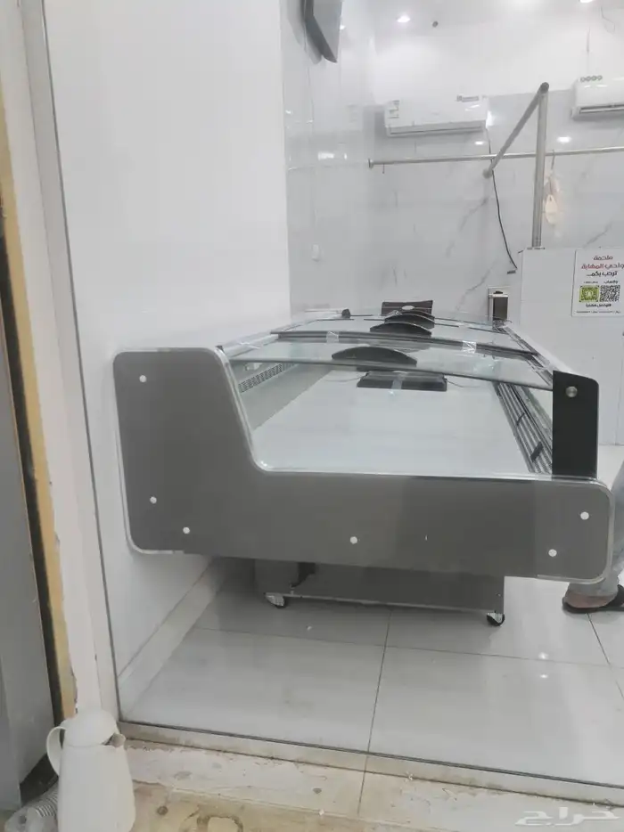 ثلاجات عرض أسماك أجبان لحوم طازجة أحجام مختلفة 4