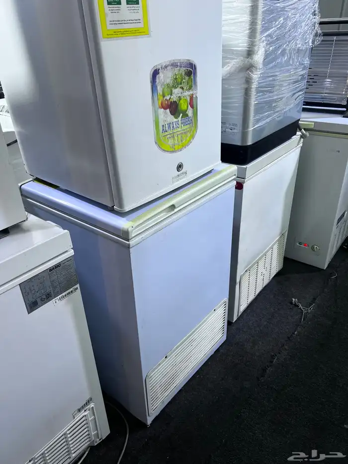 جميع مقاسات الفريزر الواقف والأ الأرضي مستخدم نظيف 1