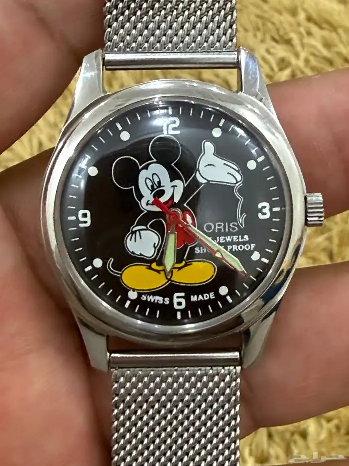 ساعة اوريس ميكي ماوس رجالي اتوماتيك 5