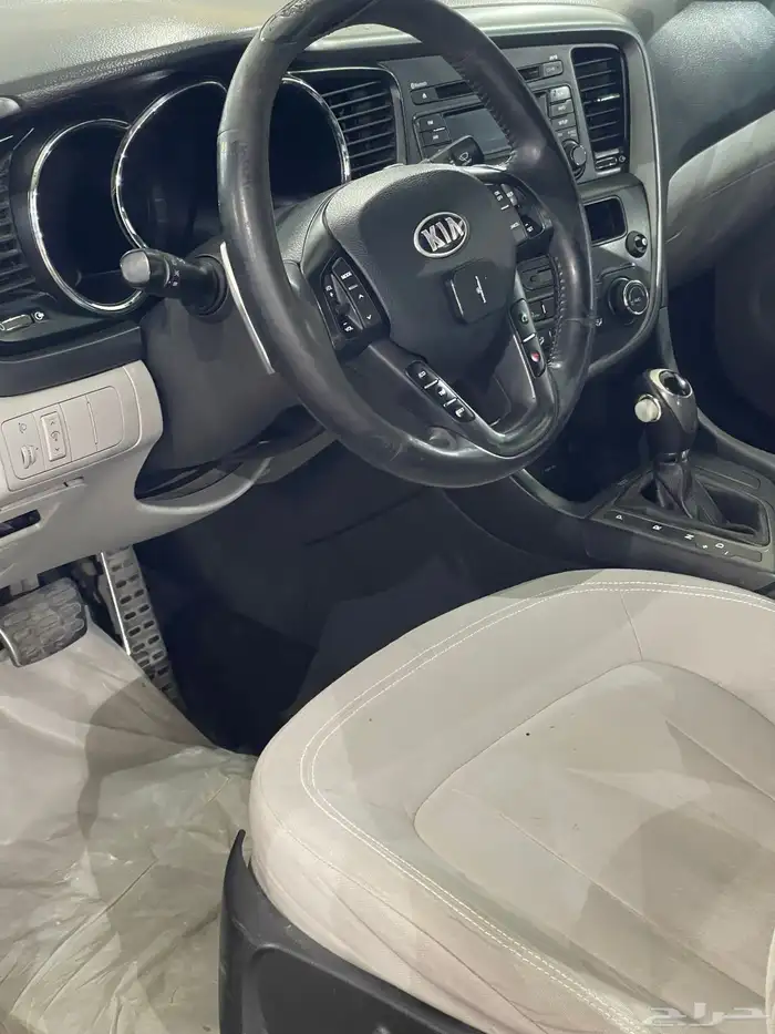 كيا أوبتيما موديل 2013 نص فل احمر دم غزال 7