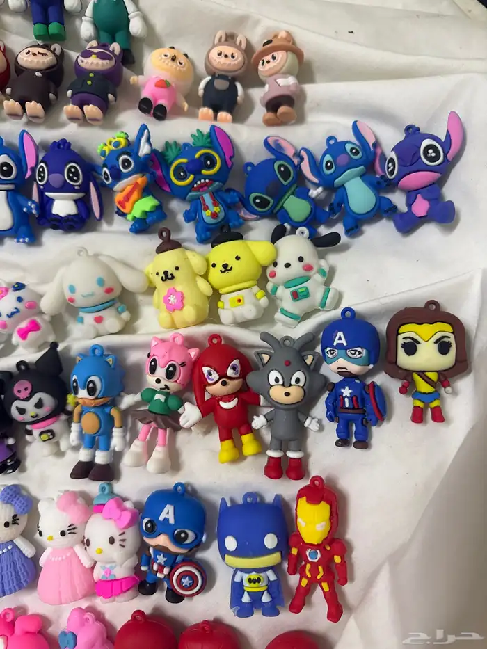 للبيع تعليقات اطفال22شخصية كرتونيه 75 حبه 2