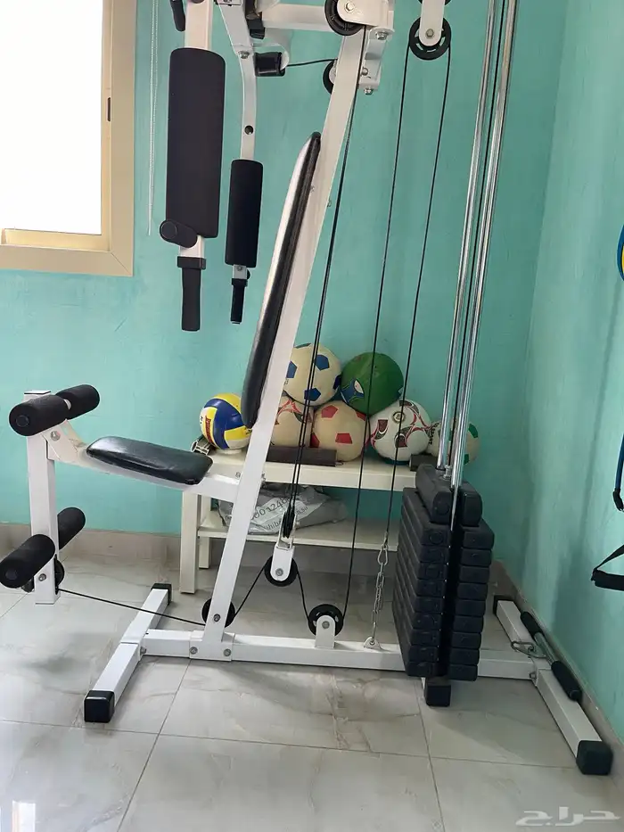 جهاز جيم متكامل شبه جديد من باناصر للرياضة صناعة تايواني 2