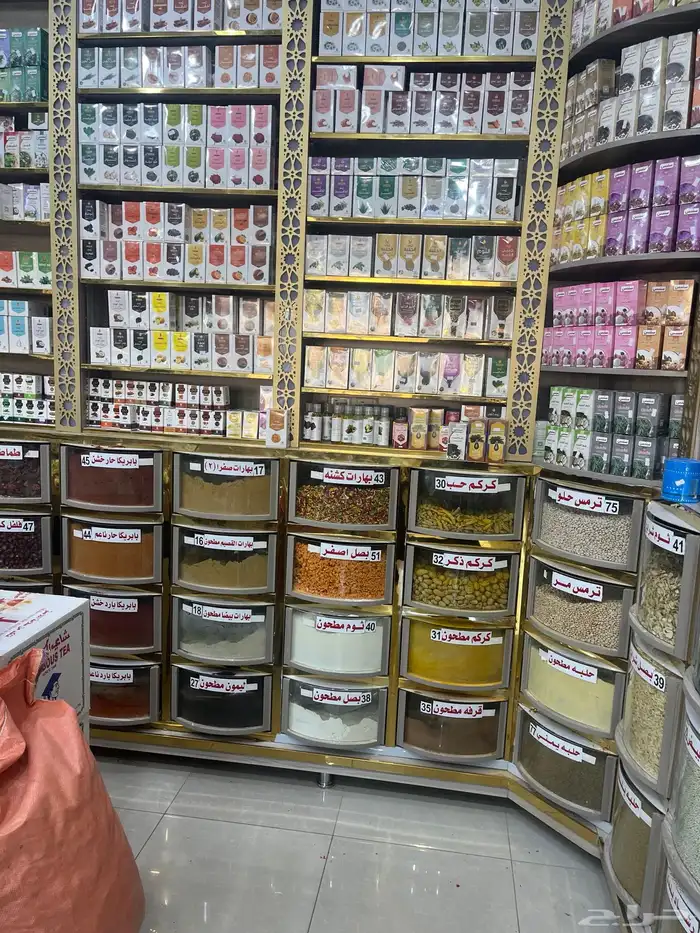 تفصيل رفوف مكسرات وبهارات 0