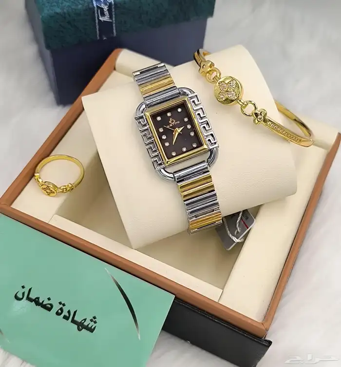 أطقم نسائية فاخرة ماركة ASTRO(ساعة   سوار   خاتم) مع الضمان 0