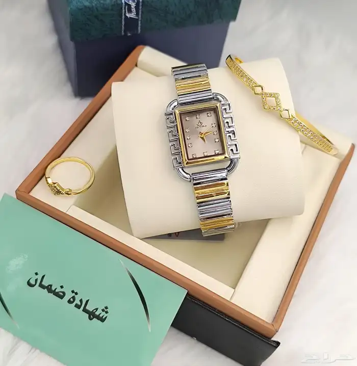 أطقم نسائية فاخرة ماركة ASTRO(ساعة   سوار   خاتم) مع الضمان 1