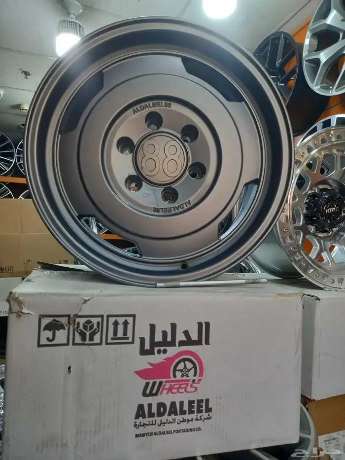 جنوط 88 جيب لاندكروزر مقاس 17 مستعمله نظيف 0