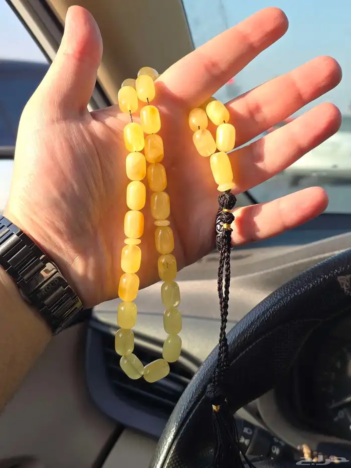 مسباح كهرمان طبيعي 4