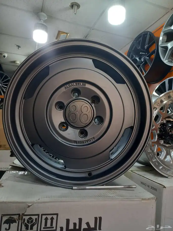 جنوط 88 جيب لاندكروزر مقاس 17 مستعمله نظيف 1