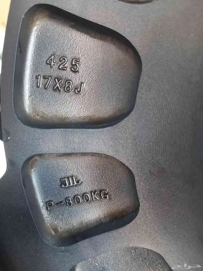 جنوط 88 جيب لاندكروزر مقاس 17 مستعمله نظيف 2