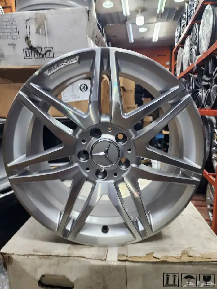 جنوط مرسيدس E300 مقاس 18 اصلي وكاله موديل 2016 3