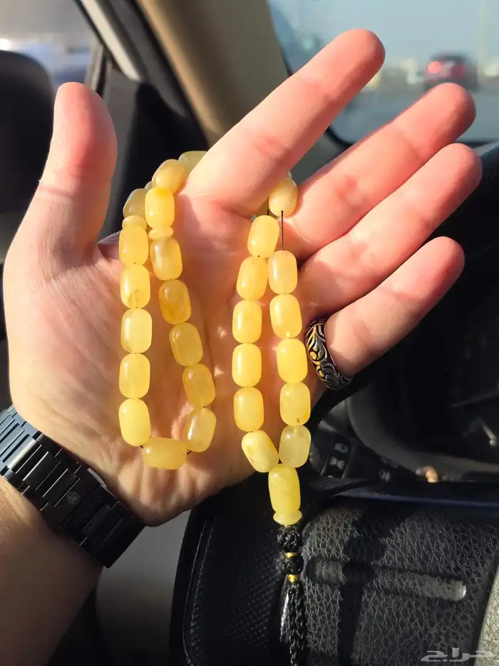 مسباح كهرمان طبيعي 1