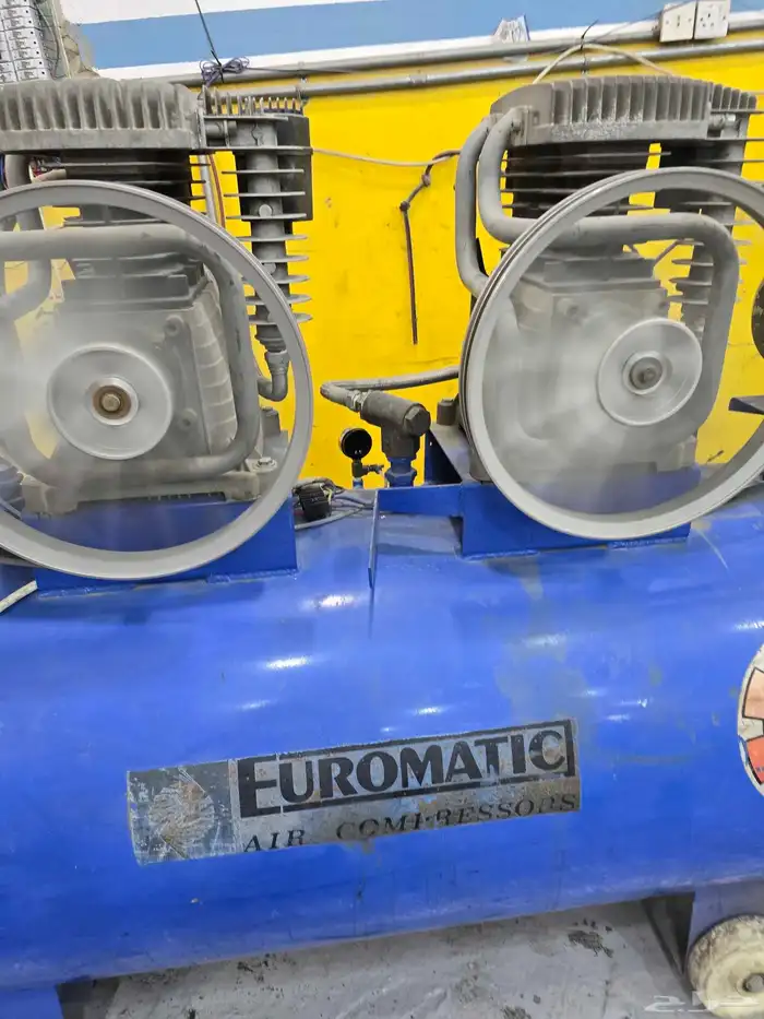 ماطور هوا ايطلي اتين راس كل راس 15 حصان 10لتر شغال مضمون 0