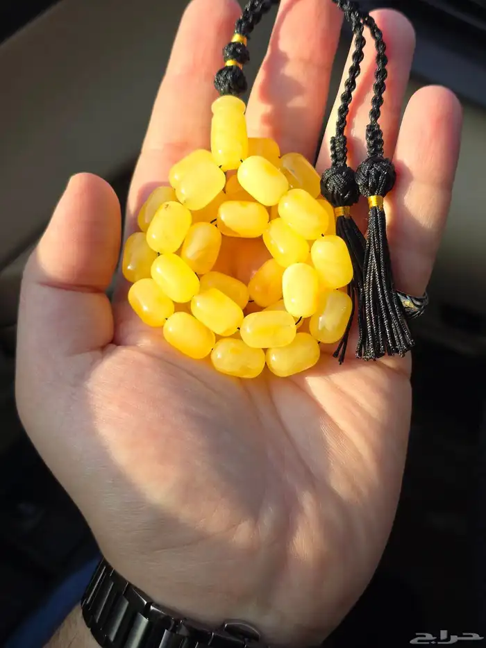 مسباح كهرمان طبيعي 3