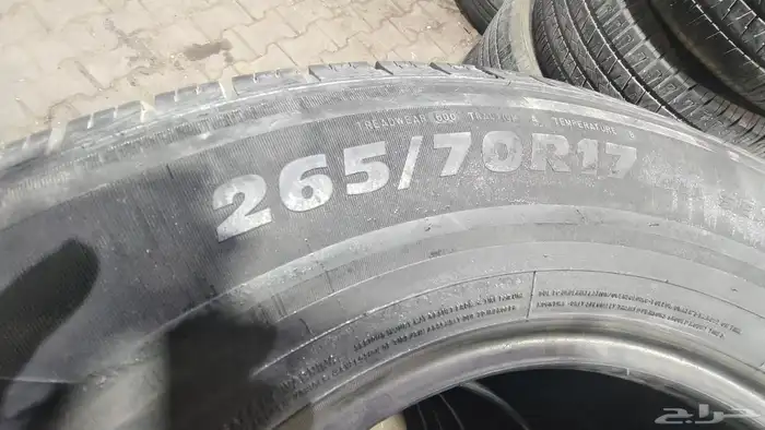 كفرات تيلاندي مقاس 265 70 17 5