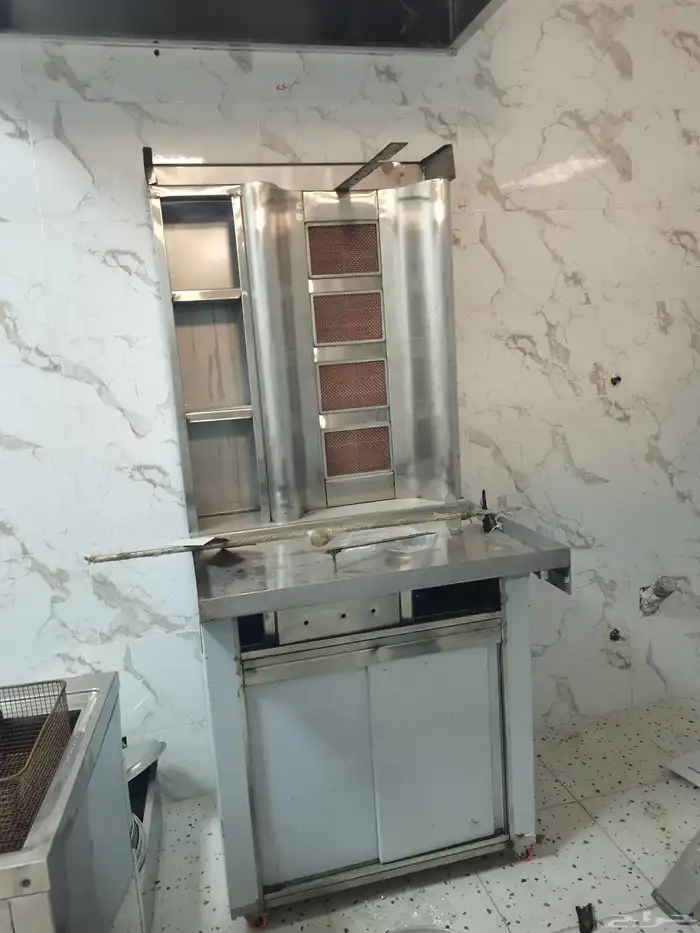 ماكينة شاورما جديد 4 عيون للبيع 0