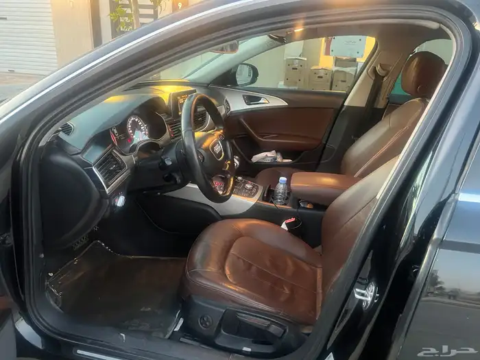 اودي A6 اللون اسود نظيفة 8