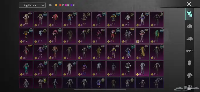 حساب ببجي 24