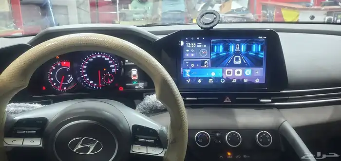 شاشه اندرويد على سياره الانترا موديل 2022 5