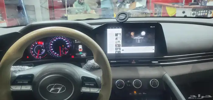 شاشه اندرويد على سياره الانترا موديل 2022 3
