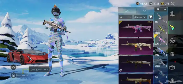 حساب ببجي فخم 9