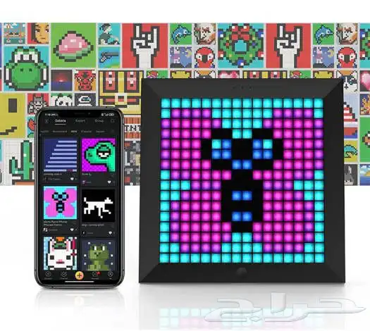( شاشة ) إطار ذكي من شركة Divoom Pixoo - DIY PIXEL 0